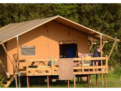 Luxuscamping - WC - Nord - Vendée - Camping Village de La Guyonniere Safari-Zelte auf Camping Village de La Guyonniere