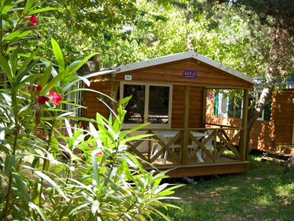 Luxury camping - Languedoc-Roussillon - Camping Les Cascades Mobilheim Texas auf Camping Les Cascades