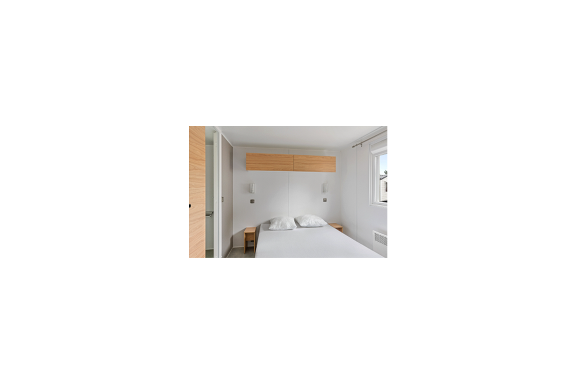 Glampingunterkunft: Mobilheim Moda 6 Personen 3 Zimmer 2 Badezimmer von Vacanceselect auf Camping Le Castellas
