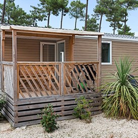 Glampingunterkunft: Mobilheim Premium 4/5 Personen 2 Zimmer von Vacanceselect auf Camping Atlantic Club Montalivet