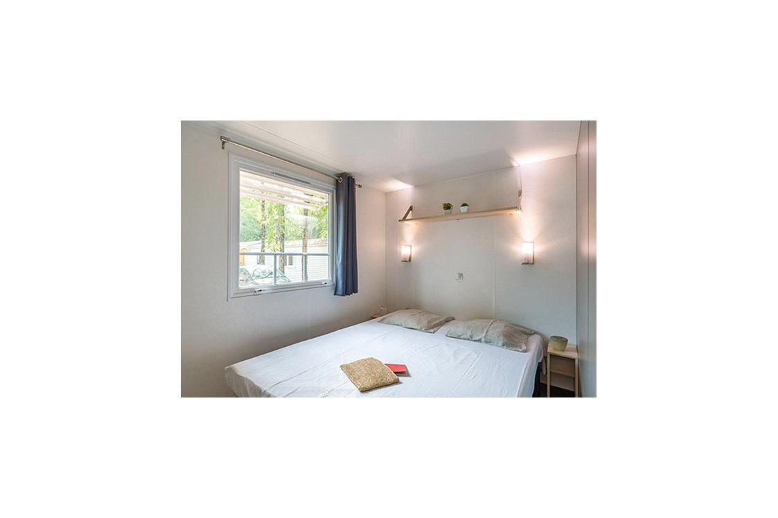 Glampingunterkunft: Mobilheim Privilege 4 Personen 2 Zimmer von Vacanceselect auf Camping La Pinède