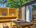 Glampingunterkunft: Mobilheim Privilege Club 6 Pers 3 Zimmer Trop Dusche von Vacanceselect auf Camping La Plage d'Argens