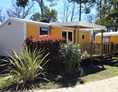 Glampingunterkunft: Mobilheim Moda 6 Personen 3 Zimmer Klimaanlage von Vacanceselect auf Camping Cala Canyelles