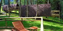 Luxuscamping - WC - Panorama Wood-Lodges - Nature Resort Natterer See Wood-Lodges am Nature Resort Natterer See