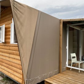 Glampingunterkunft: Terrasse des Maxi tent auf Camping Montorfano - Maxi tents