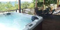 Luxuscamping - Terrasse - Dubrovnik - Prestige Mobile Home mit Whirlpool - Lavanda Camping**** Prestige Mobile Home mit Whirlpool