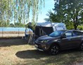 Glampingunterkunft: Mobil Home Fluvial am Camping Ile De La Comtesse