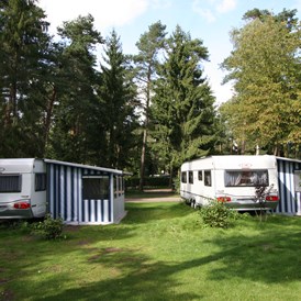 Glampingunterkunft: Typ 1 Wohnwagen - Wohnwagen Typ 1 am Südsee-Camp