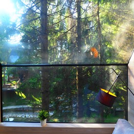 Glampingunterkunft: Wohnzimmer  - ansicht - Holzhaus auf Plitvice Holiday Resort