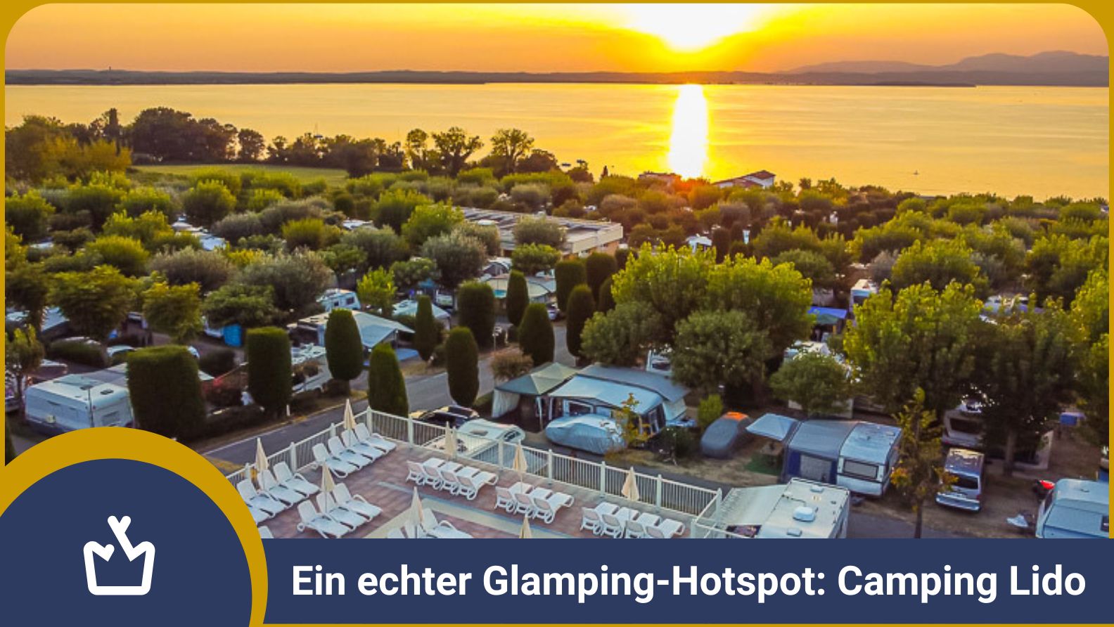 Glamping am Gardasee: Camping Lido in Lazise  - glamping.info