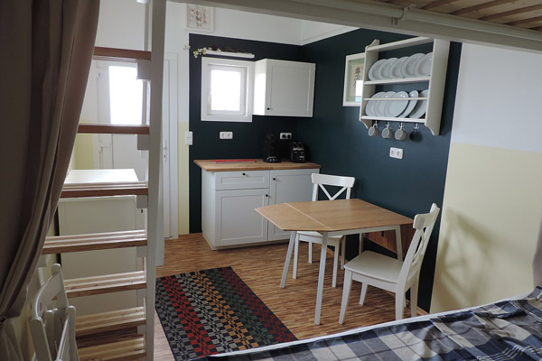 Woody von innen mit K&uuml;che