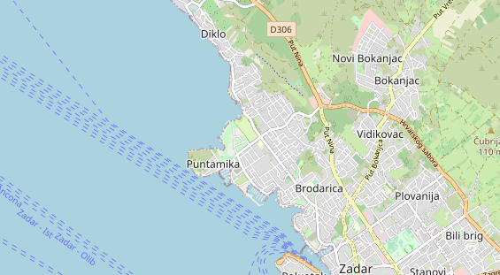 Glampingplatz auf Karte