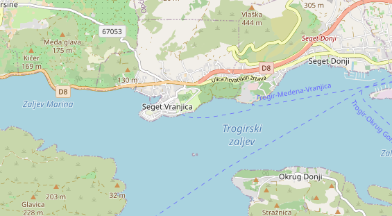 Sito di glamping sulla carta