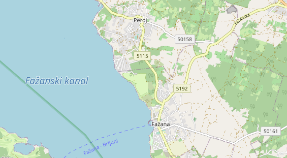 Sito di glamping sulla carta