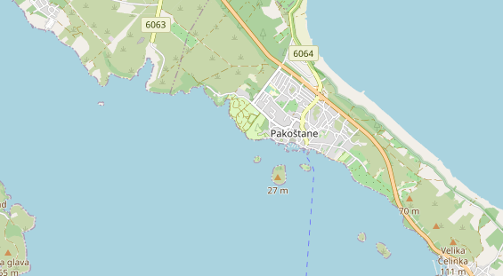 Glampingplatz auf Karte