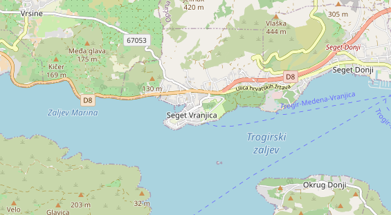 Glampingplatz auf Karte