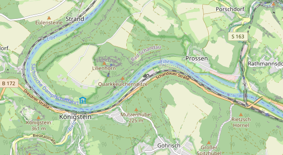 Glampingplatz auf Karte