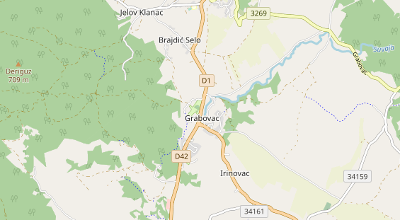 Glamping site on map