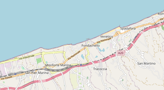 Sito di glamping sulla carta