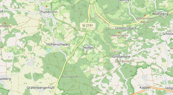 Sito di glamping sulla carta