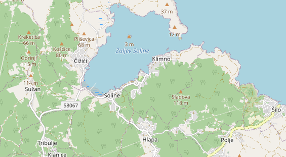 Glampingplatz auf Karte