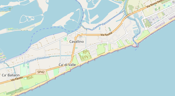 Site de camping sur la carte