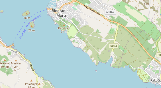 Glamping-site op kaart