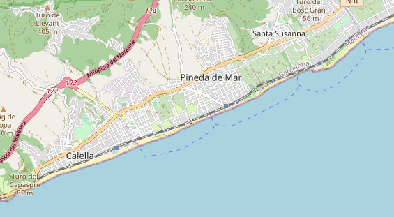 Sito di glamping sulla carta