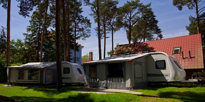 Luxuscamping - Heizung - Region Usedom - Camping Pommernland Mietwohnwagen