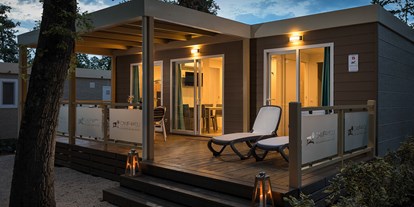 Luxuscamping - Terrasse - Istrien - CampingIN Park Umag - Meinmobilheim Premium Relax auf dem CampingIN Park Umag
