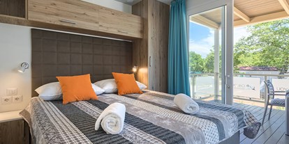 Luxuscamping - getrennte Schlafbereiche - Novigrad - Camping Resort Lanterna - Meinmobilheim Premium Family auf dem Lanterna Premium Camping Resort