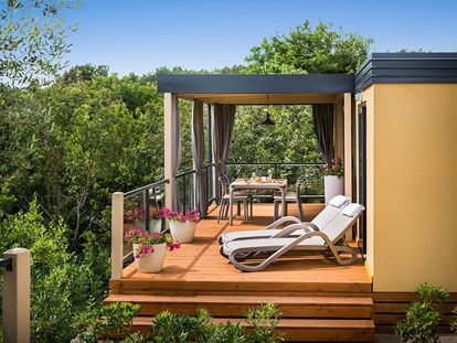 Luxury camping - TV - Istria - Istra Premium Camping Resort - Meinmobilheim Orlandin Premium auf dem Istra Premium Camping Resort