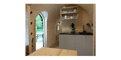 Luxuscamping - Terrasse - PLZ 46499 (Deutschland) - Küchenzeile - Dingdener Heide Urlaubshöhle