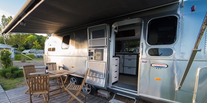Luxuscamping - Venetien - Camping Ca' Savio Airstreams auf Camping Ca' Savio