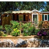 Glamping accommodation - Mobilheim California - Mobilheim California auf Camping Les Cascades