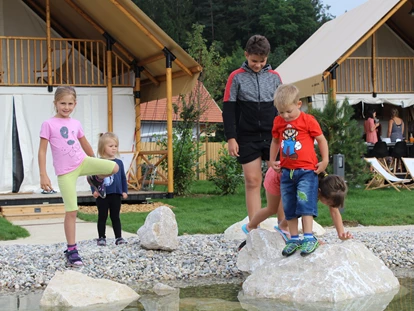 Luxury camping - Kochmöglichkeit - Austria - Family Tent - Lakeside Petzen Glamping Resort Lakeside Family Tent im Lakeside Petzen Glamping Resort