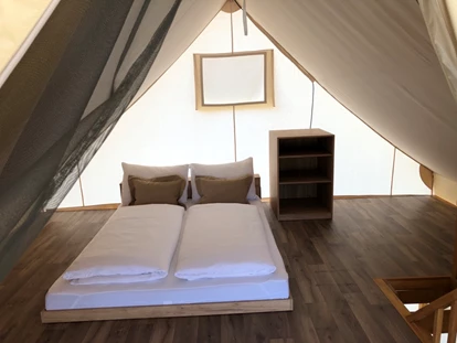Luxuscamping - getrennte Schlafbereiche - Family Tent - Lakeside Petzen Glamping Resort Lakeside Family Tent im Lakeside Petzen Glamping Resort