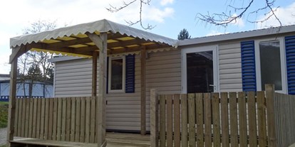 Luxuscamping - Mullerthal - Neptunes Park Camping Neumuhle Luxemburg Mullerthal - Camping Neumuehle Muellerthal Neptunes MobilHeim Glamping Neumuhle Luxemburg. 4 Pers. 2 Schlaffzimmer. Douche. Wc.
