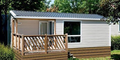 Luxuscamping - Mullerthal - Loggia Campingplatz Neumuhle Luxemburg Mullerthal - Camping Neumuehle Muellerthal Loggia MobilHeim Glamping Neumuhle Luxemburg. 4 Pers. 2 Schlaffzimmer. Douche. Wc.