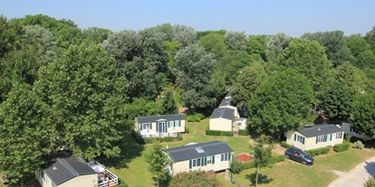 Luxuscamping - Preisniveau: moderat - PLZ 3430 (Österreich) - Mobilheimpark - Donaupark Camping Tulln Mobilheime auf Donaupark Camping Tulln