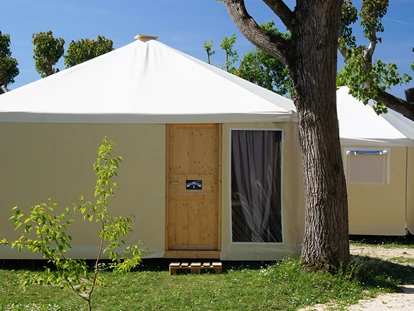 Luxury camping - getrennte Schlafbereiche - Glamping-Zelte bei Venedig - Camping Rialto Glampingzelte auf Camping Rialto