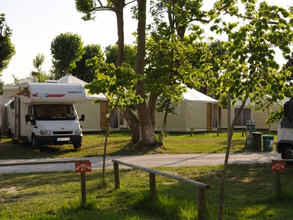Luxury camping - Dusche - Adria - Glamping-Zelte: Überblick - Camping Rialto Glampingzelte auf Camping Rialto