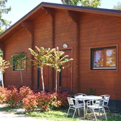 Luxuscamping: Camping Rialto: Chalets auf Camping Rialto