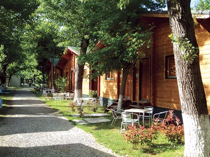 Luxury camping - Dusche - Adria - Chalets auf Camping Rialto - Camping Rialto Chalets auf Camping Rialto