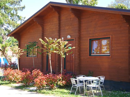 Luxury camping - barrierefreier Zugang - Campalto - Camping Rialto Chalets auf Camping Rialto