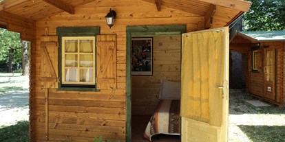 Luxuscamping - Campalto - Mini-Chalets, perfekt für kurze Aufenthalte - Camping Rialto Mini-Chalets für 2 Personen auf Camping Rialto