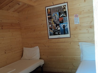 Luxuscamping - barrierefreier Zugang - Mini-Chalets, perfekt für kurze Aufenthalte - Camping Rialto Mini-Chalets für 2 Personen auf Camping Rialto