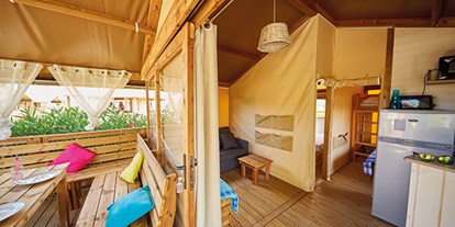 Luxuscamping - Béziers - Camping Le Castellas - Vacanceselect Ecoluxe Zelt 4/5 Personen 2 Zimmer von Vacanceselect auf Camping Le Castellas