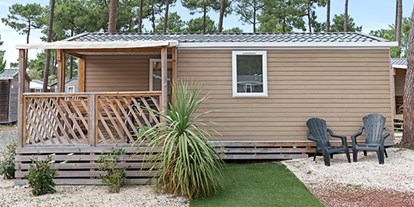 Luxuscamping - Grill - Languedoc-Roussillon - Camping Le Castellas - Vacanceselect Mobilheim Premium 4/5 Personen 2 Zimmer von Vacanceselect auf Camping Le Castellas