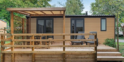 Luxuscamping - Grill - Languedoc-Roussillon - Camping Le Castellas - Vacanceselect Mobilheim Privilege Club 4 Personen 2 Zimmer von Vacanceselect auf Camping Le Castellas